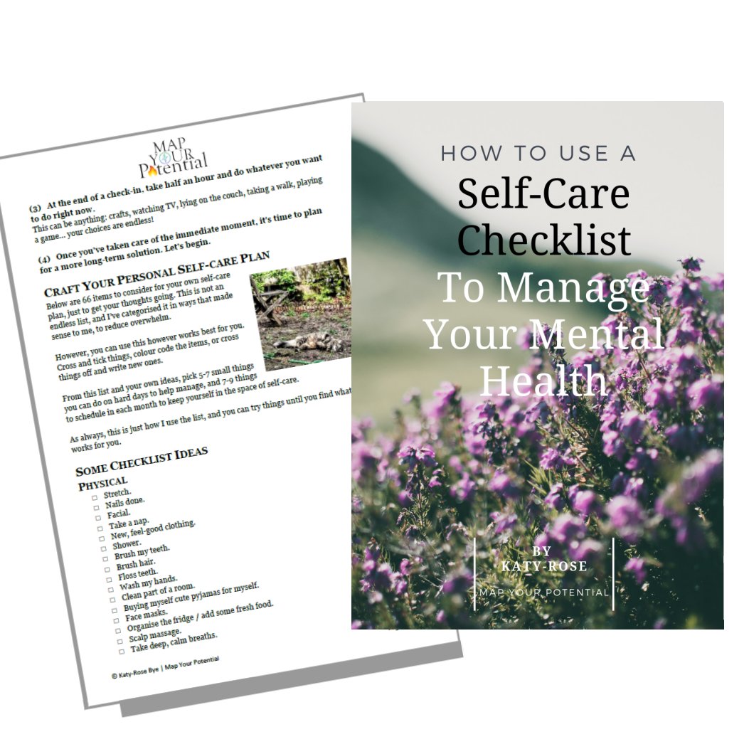 self care mental health checklist wellbeing resilience